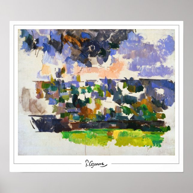 Paul Cézanne Zedign Art Poster #682 (Front)