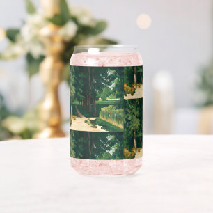 Paul Cézanne's The Avenue,Green Trees Classic Can Glass
