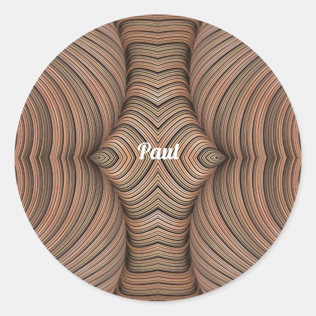 PAUL ~ Cool fractal pattern ~ original ~ Sticker (Front)
