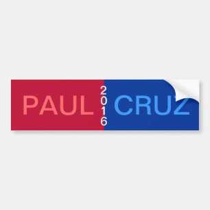 PAUL CRUZ 2016 Bumper Sticker