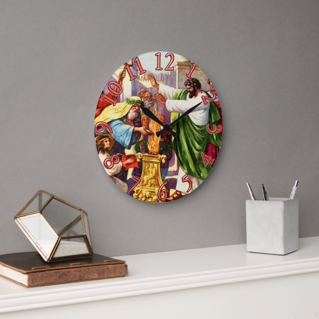 paul cures a lame man at lystra clock (Office)