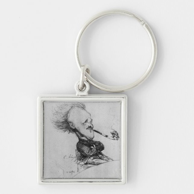 Paul Ferdinand Gachet (1862-1930) c.1887 (pencil o Key Ring (Front)