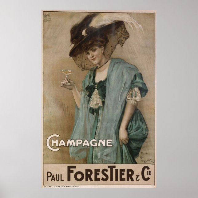 Paul Forestier Champagne  Add Poster (Front)