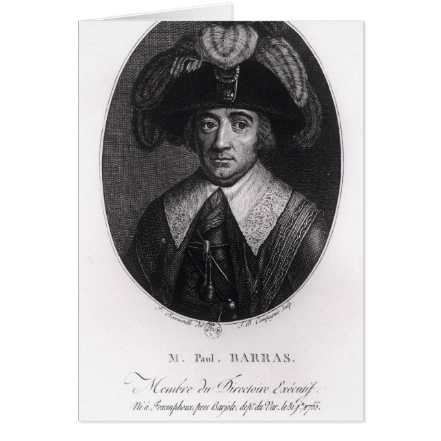 Paul Francois Jean Nicolas  Vicomte de Barras (Front)
