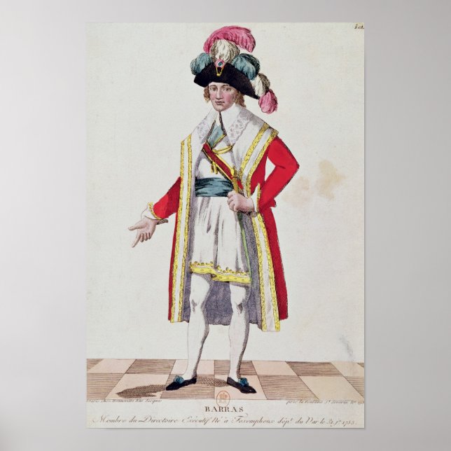 Paul Francois Jean Nicolas  Vicomte de Barras Poster (Front)