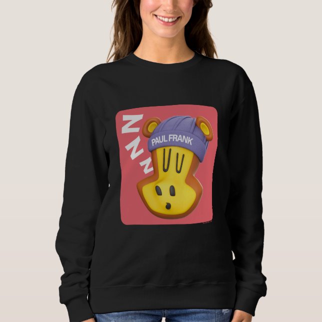 Paul Frank Worry Bear Sleeping Square Sweatshirt (Front)