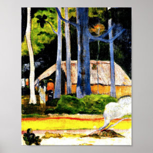 Paul Gaugin - Cabin under the Trees Poster