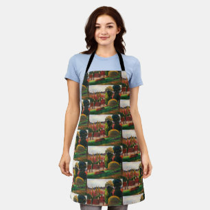 Paul Gauguin A Farm in Brittan Classic Countryside Apron