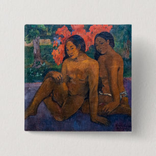 Paul Gauguin - And the Gold of Their Bodies 15 Cm Square Badge
