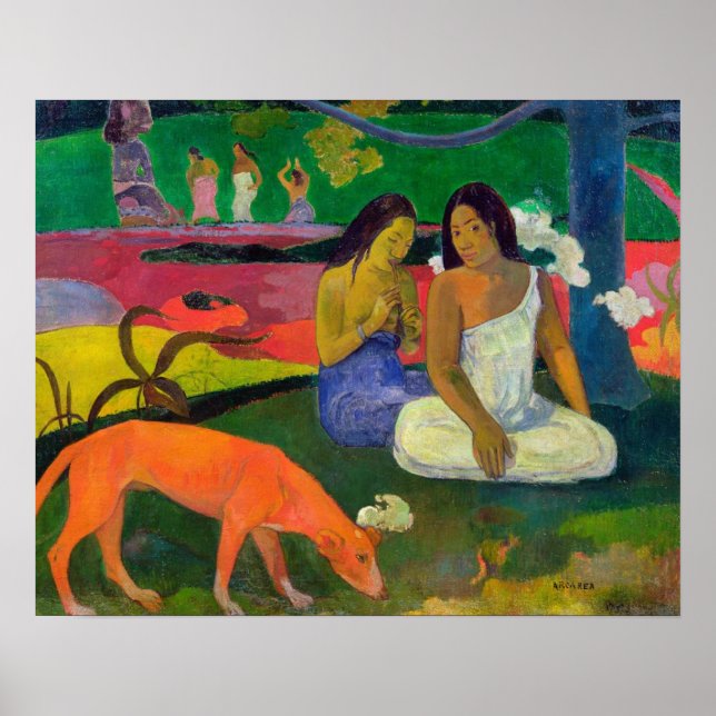 Paul Gauguin | Arearea (The Red Dog), 1892 Poster (Front)