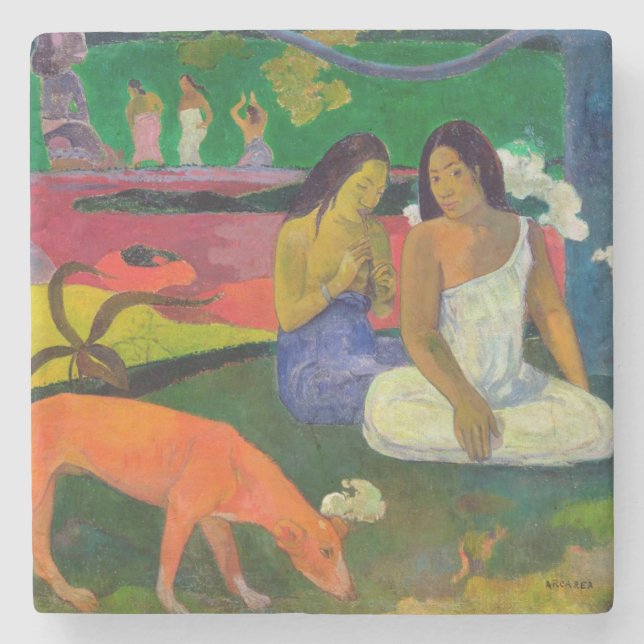 Paul Gauguin | Arearea (The Red Dog), 1892 Stone Coaster (Front)
