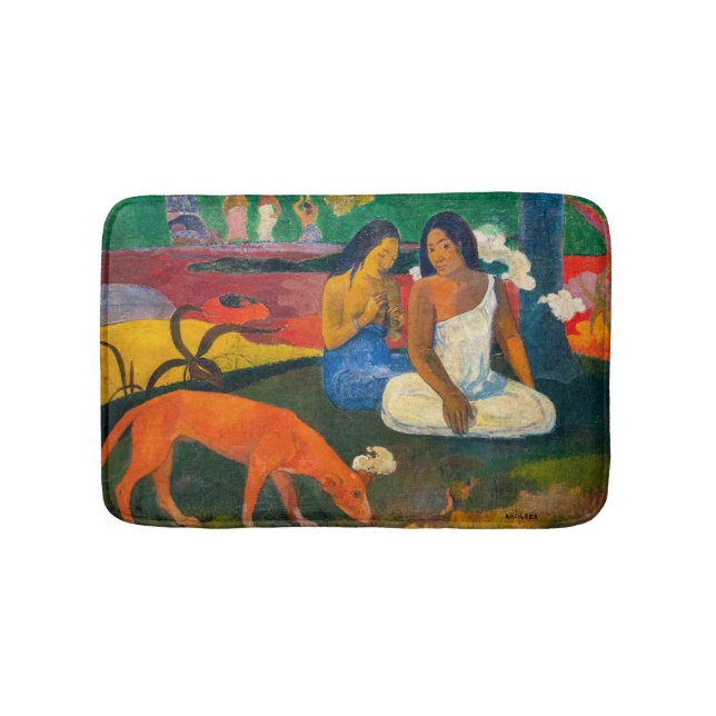 Paul Gauguin - Arearea / The Red Dog Bath Mat (Front)