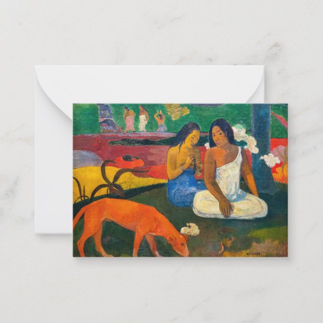 Paul Gauguin - Arearea / The Red Dog Card (Front)