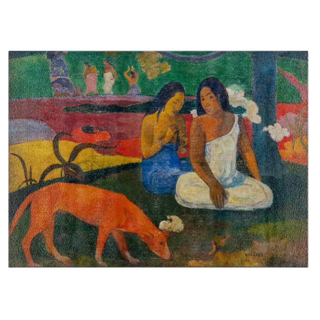 Paul Gauguin - Arearea / The Red Dog Cutting Board (Front)