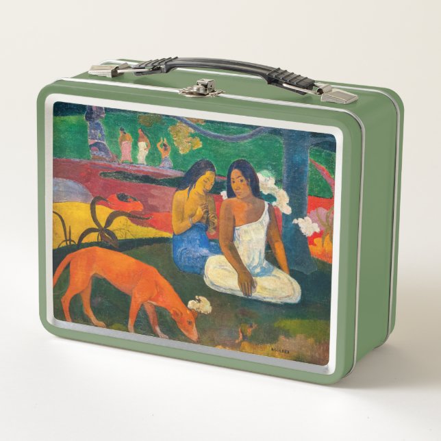 Paul Gauguin - Arearea / The Red Dog Metal Lunch Box (Front)