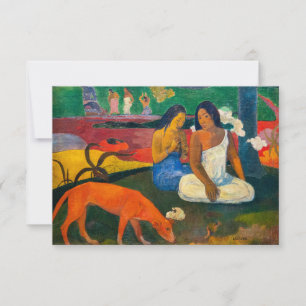 Paul Gauguin - Arearea / The Red Dog Thank You Card