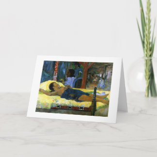Paul Gauguin art painting black nativity Tahiti Holiday Card