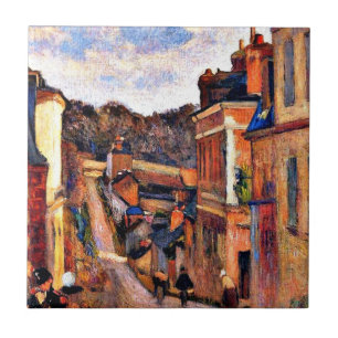 Paul Gauguin art: Rue Jouvenet, Rouen Ceramic Tile