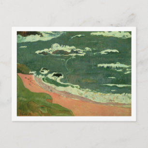 Paul Gauguin   Beach at Le Pouldu, 1889 Postcard