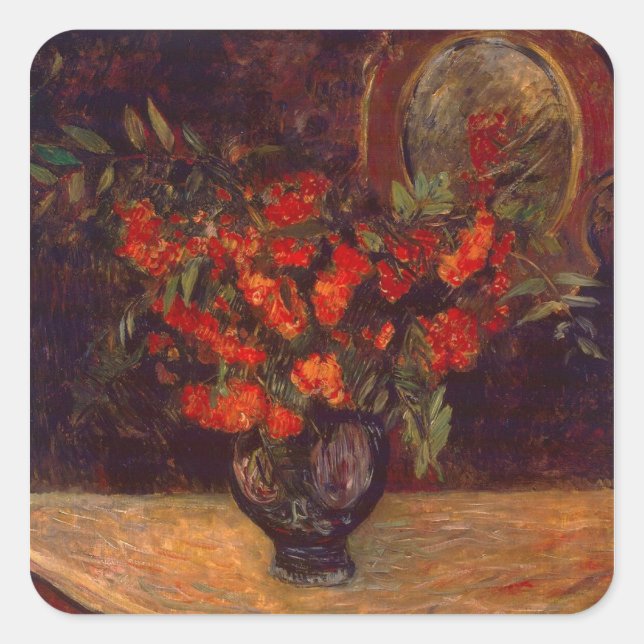 Paul Gauguin | Bouquet, 1884 Square Sticker (Front)