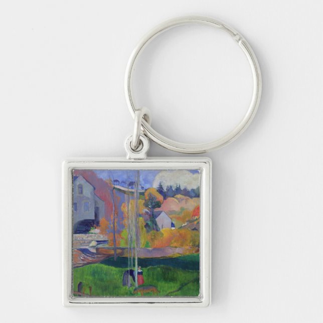 Paul Gauguin | Brittany Landscape: the David Mill, Key Ring (Front)