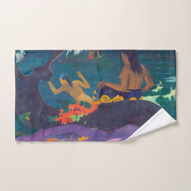 Paul Gauguin - By the Sea / Fatata te Miti Bath Towel Set (Hand Towel)