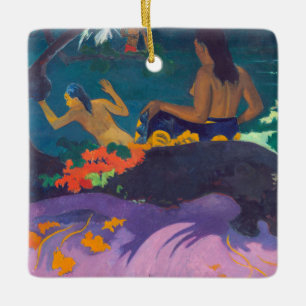 Paul Gauguin - By the Sea / Fatata te Miti Ceramic Ornament