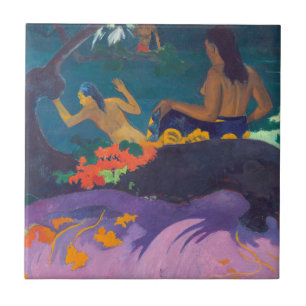 Paul Gauguin - By the Sea / Fatata te Miti Ceramic Tile