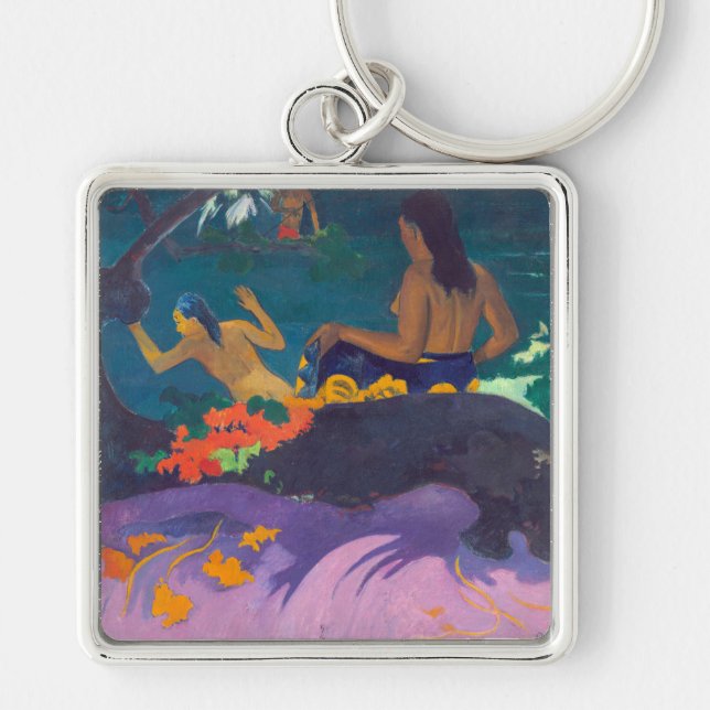 Paul Gauguin - By the Sea / Fatata te Miti Key Ring (Front)
