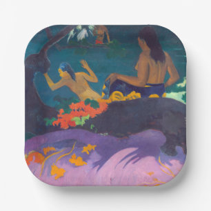 Paul Gauguin - By the Sea / Fatata te Miti Paper Plate