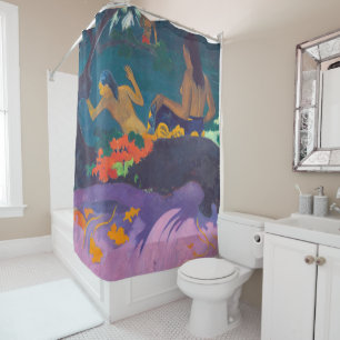 Paul Gauguin - By the Sea / Fatata te Miti Shower Curtain