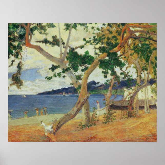 Paul Gauguin | By the Seashore, Martinique, 1887 ( Poster (Front)