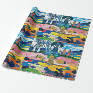 Paul Gauguin Day of the God (Mahana no atua) Art Wrapping Paper