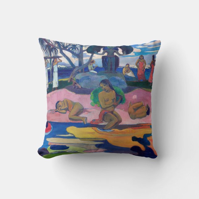 Paul Gauguin - Day of the God / Mahana no atua Cushion (Front)