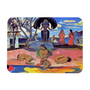 Paul Gauguin - Day of the Gods - Fine Art Painting Magnet