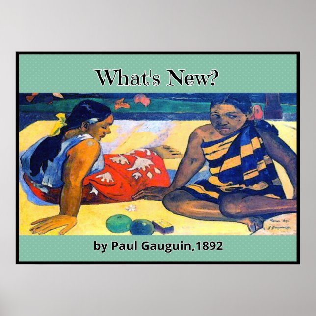 Paul Gauguin design Poster (Front)