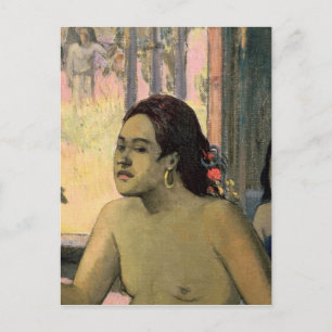 Paul Gauguin Eiaha Ohipa or Tahitians in a Room, Postcard