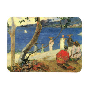 Paul Gauguin Fruit carriers at Turin Cove, or Seas Magnet