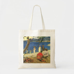 Paul Gauguin Fruit carriers at Turin Cove, or Seas Tote Bag