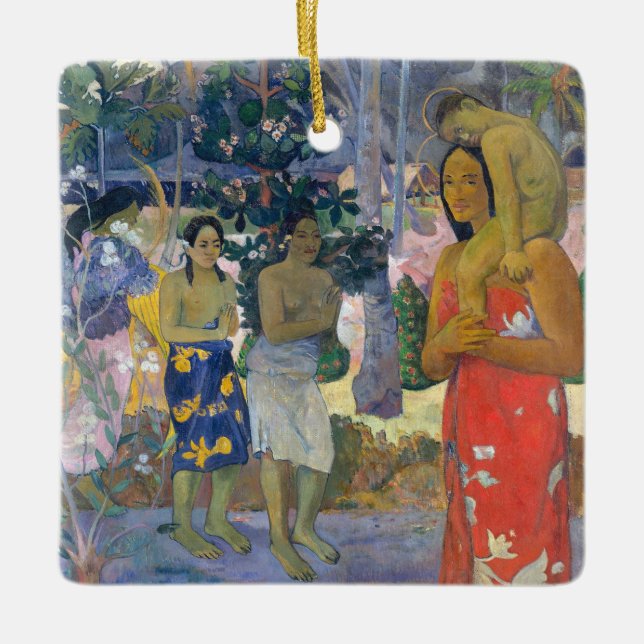 Paul Gauguin - Hail Mary / Ia Orana Maria Ceramic Ornament (Front)