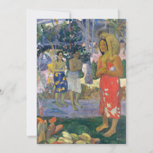 Paul Gauguin - Hail Mary / Ia Orana Maria Invitation