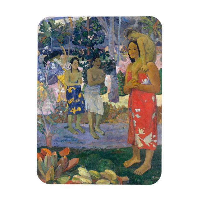 Paul Gauguin - Hail Mary / Ia Orana Maria Magnet (Vertical)