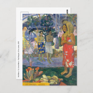 Paul Gauguin - Hail Mary / Ia Orana Maria Postcard