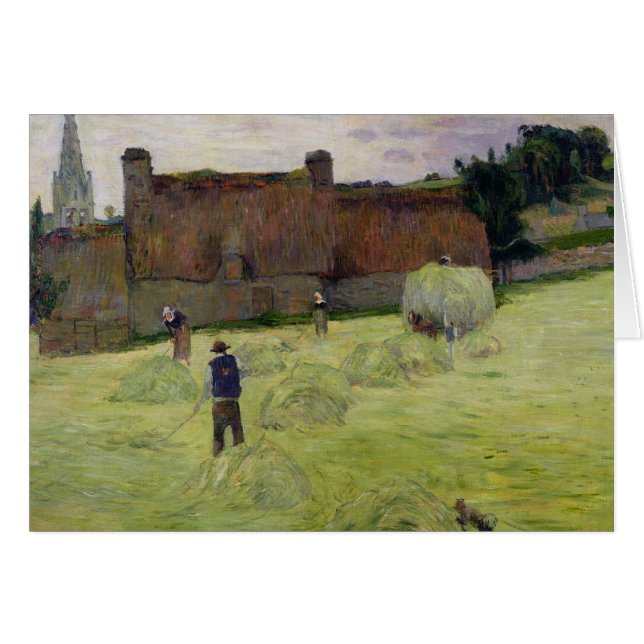 Paul Gauguin | Haymaking in Brittany, 1888 (Front Horizontal)