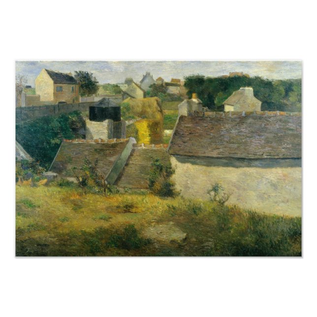 Paul Gauguin - Houses at Vaugirard Photo Print (Front)