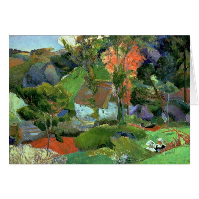 Paul Gauguin | Landscape at Pont Aven, 1888 (Front Horizontal)