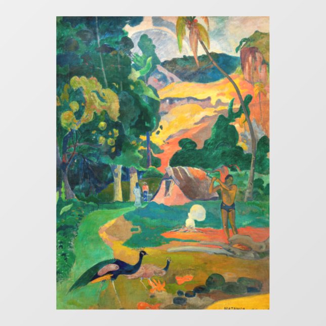 Paul Gauguin - Landscape with Peacocks / Matamoe (Sheet)