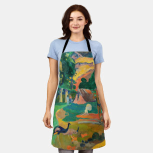 Paul Gauguin - Landscape with Peacocks / Matamoe Apron