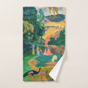 Paul Gauguin - Landscape with Peacocks / Matamoe Bath Towel Set