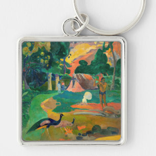 Paul Gauguin - Landscape with Peacocks / Matamoe Key Ring